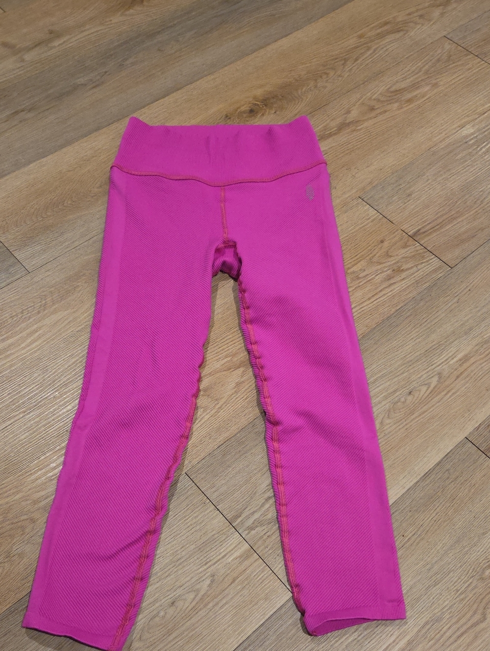 FP Movement by Free People Bright Pink Seam-Detail Leggings